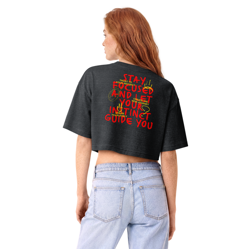 Stay Focused cropped Tees — KappGodz Apparel